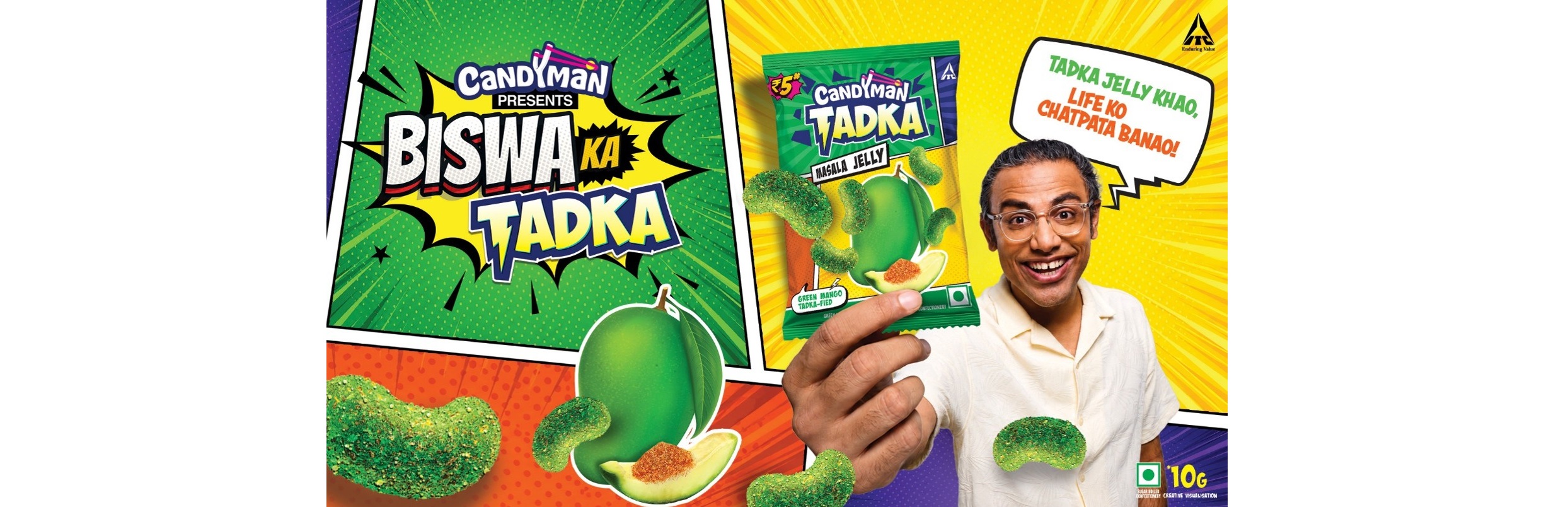 Candyman Tadka Jelly turns conversations Chatpata with Biswa Kalyan Rath