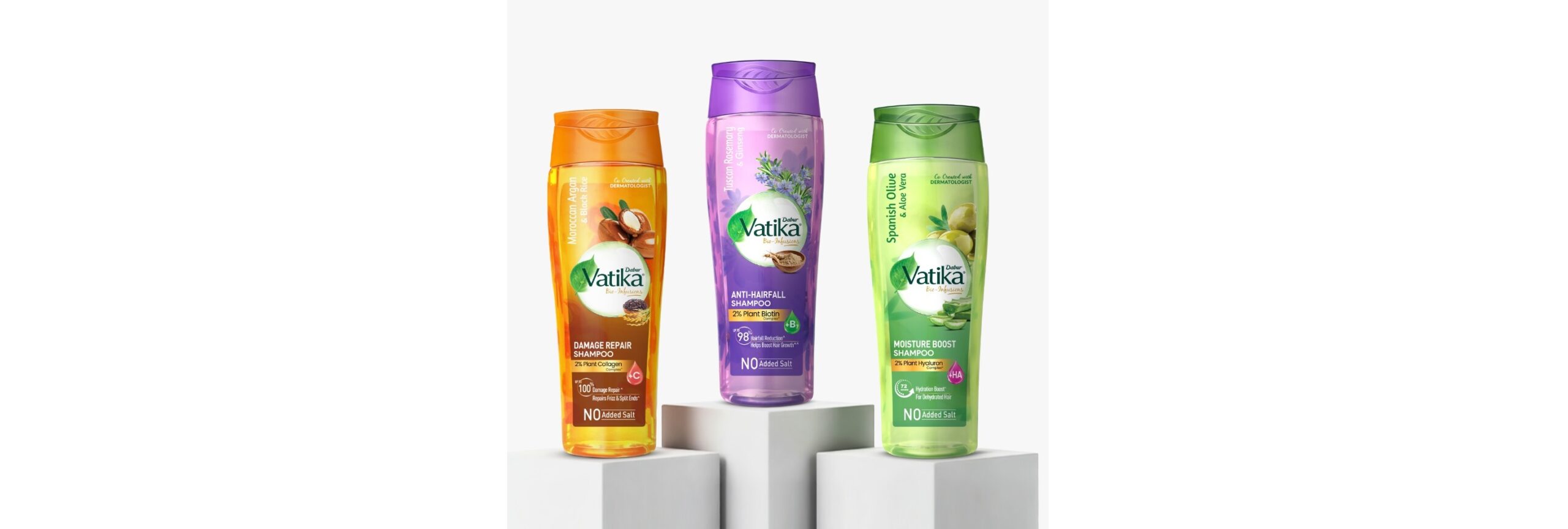 Vatika Bio Infusions launches India’s First ‘No Added Salt’ Shampoo Range